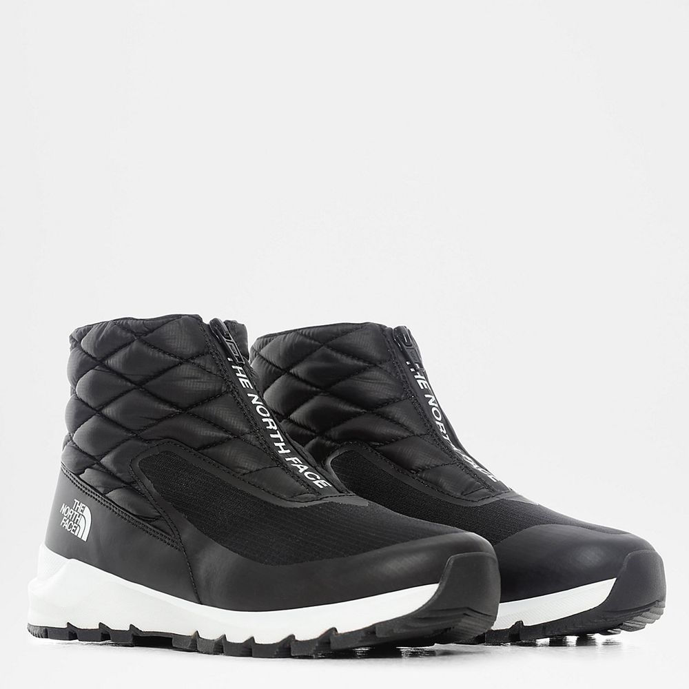 The North Face Boots Womens Australia - The North Face Thermoball™ Progressive Zip-Up Black / White